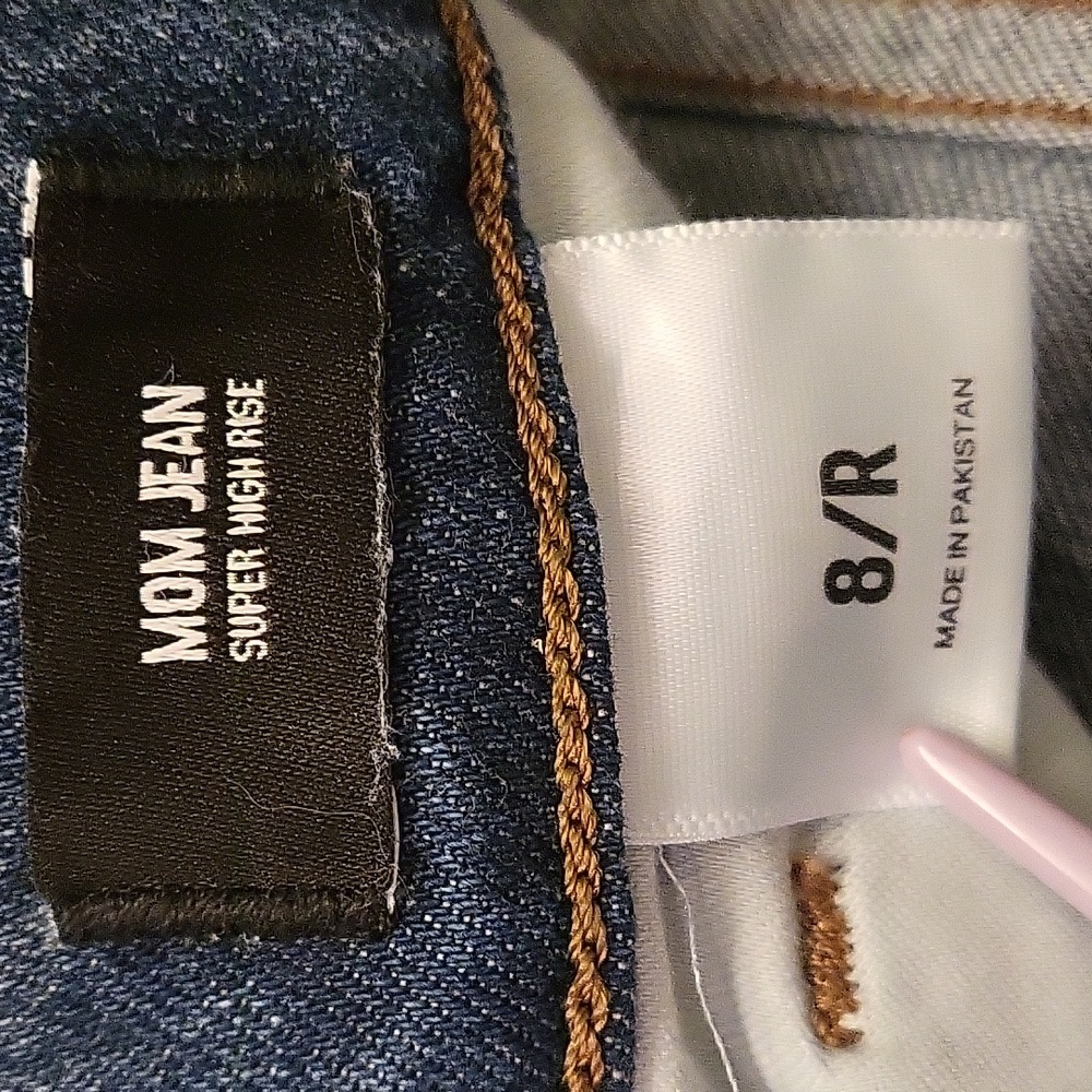 Express Mom Jean super high rise 8/R - Picture 5 of 5